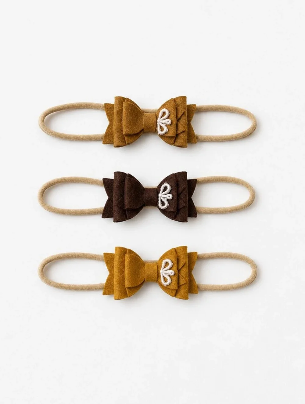 Baby Soft Headbands Set Of 3🎀✨
